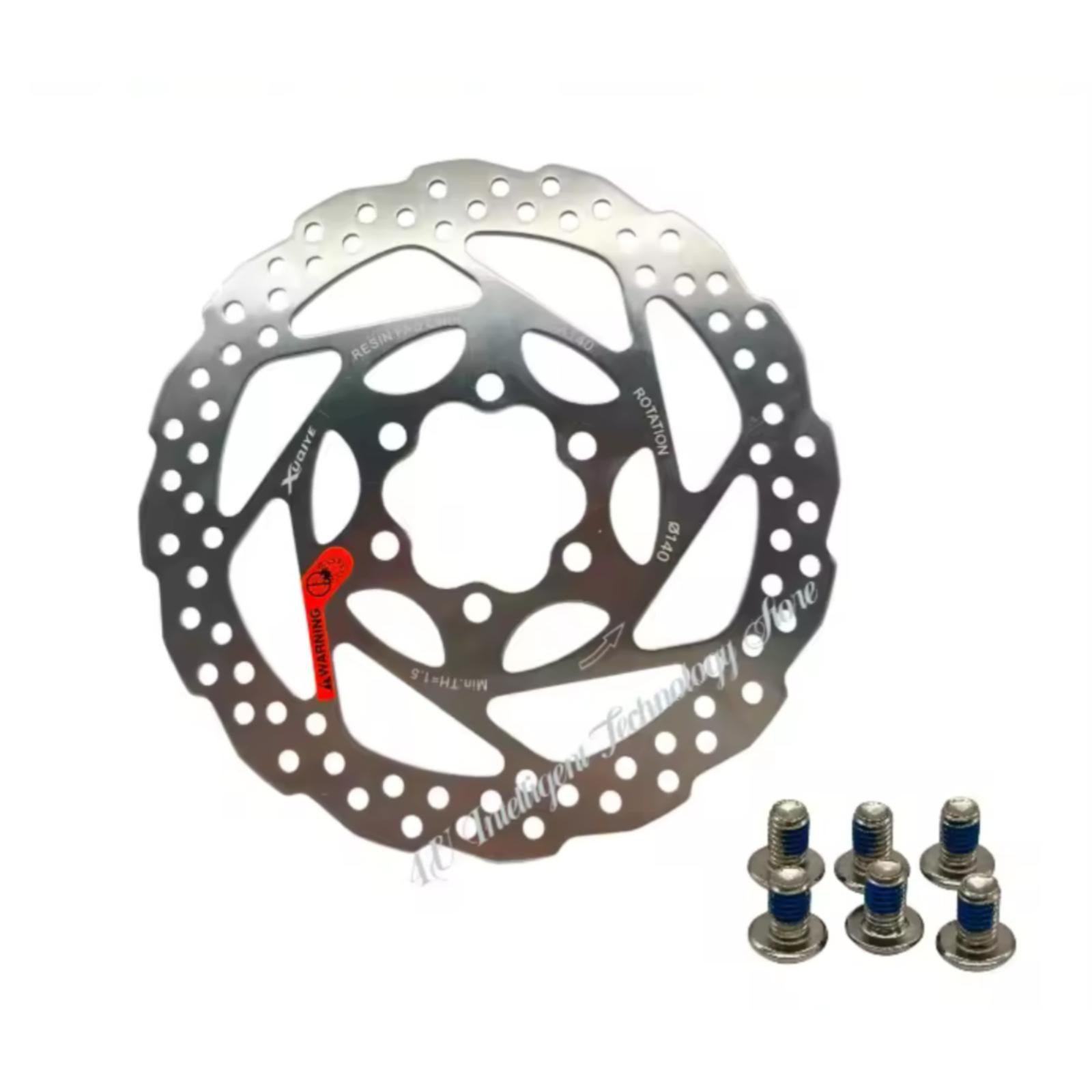 Brake Disc 140mm with Screws for Kukirin G2 Max / G2 Master /G3 / G3 Pro / G4