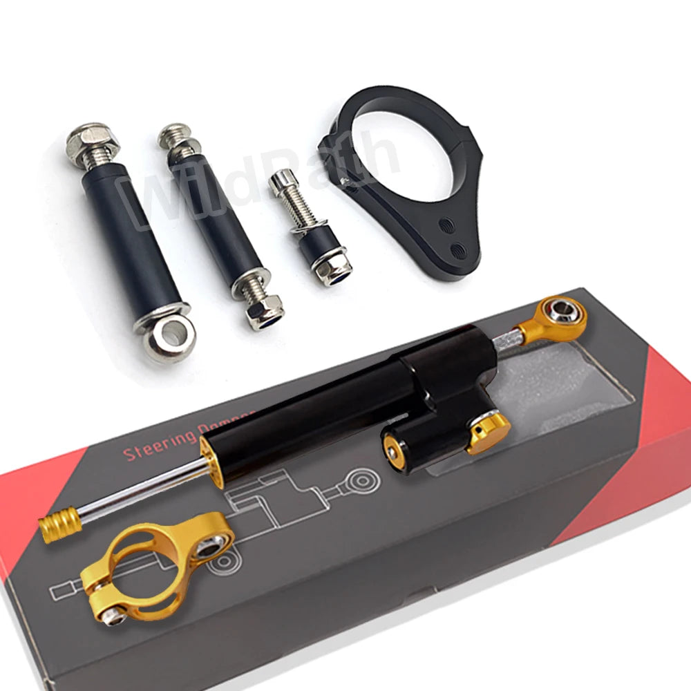 Steering Damper 255mm And bracket For Kukirin G2 Master / G2 Max / G3 Pro