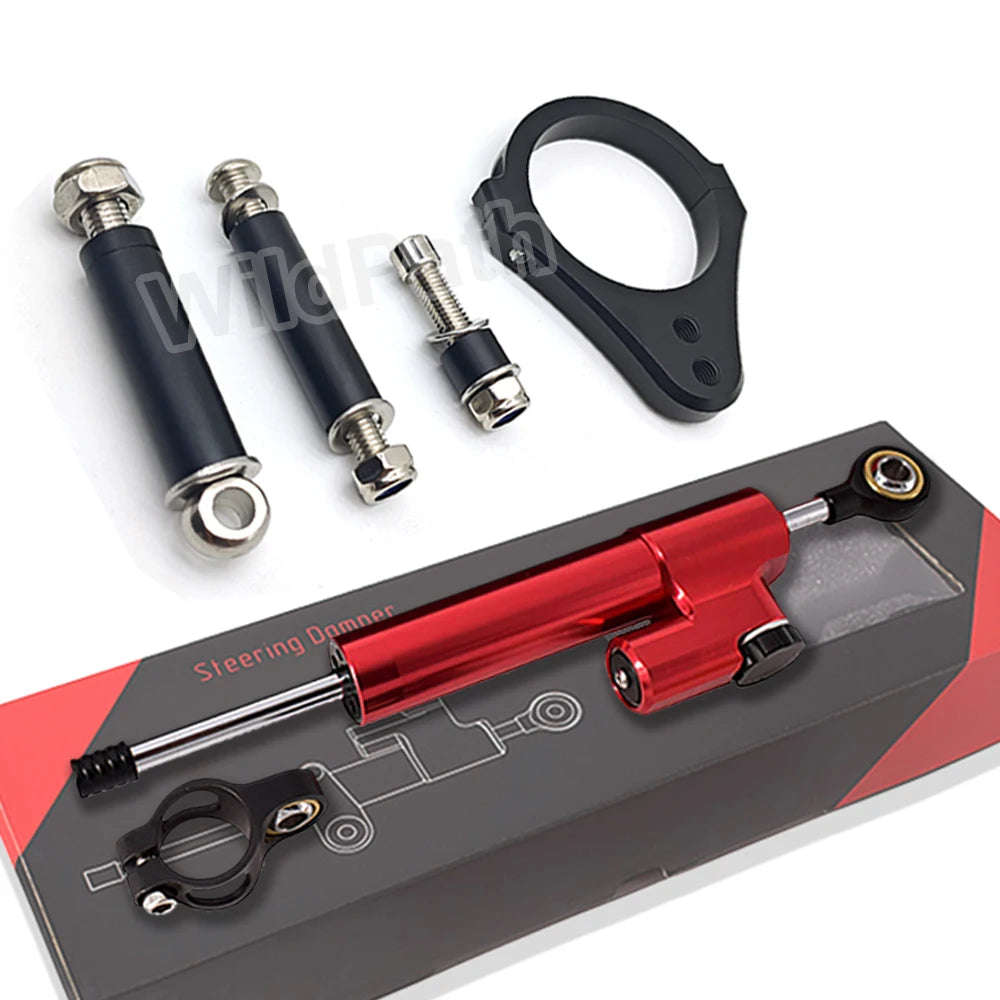Steering Damper 255mm And bracket For Kukirin G2 Master / G2 Max / G3 Pro