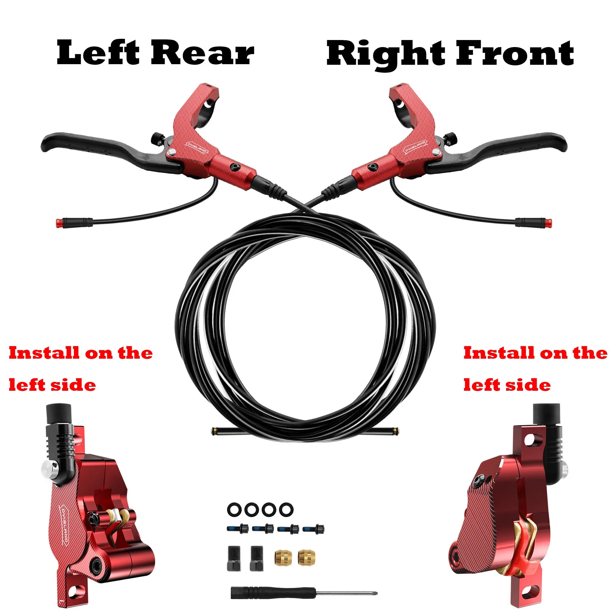 DYISLAND Hydraulic Disc Brakes