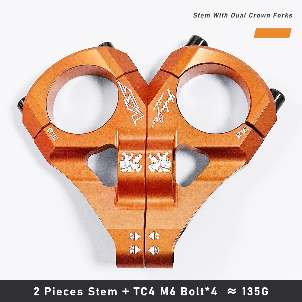 Dual-Clamp Stem