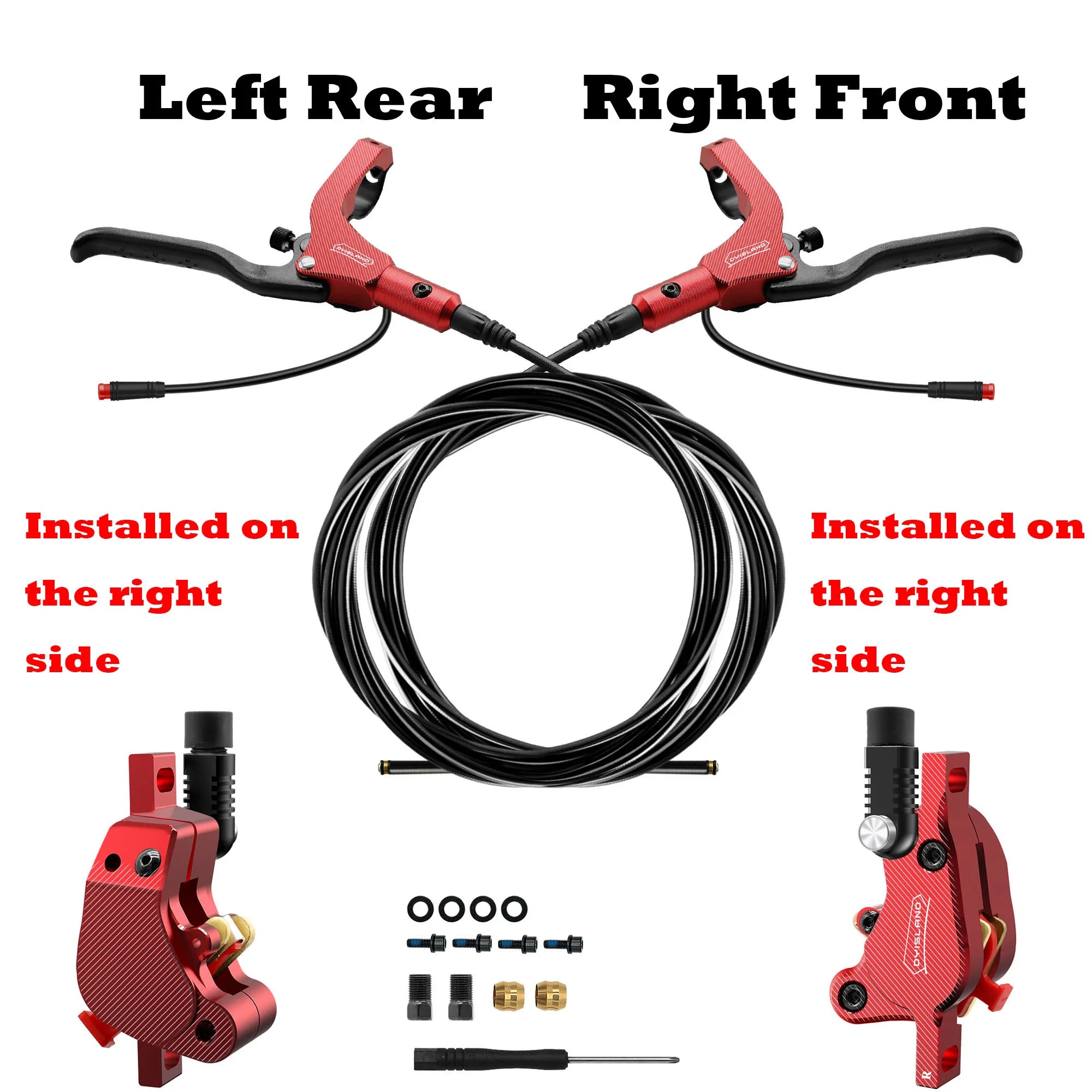 DYISLAND Hydraulic Disc Brakes