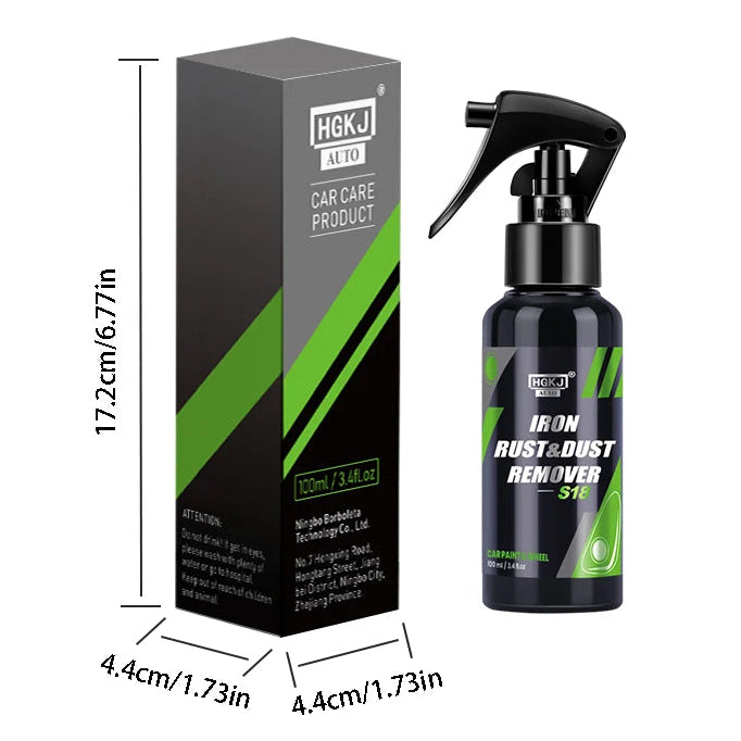 Wheel cleaner spray