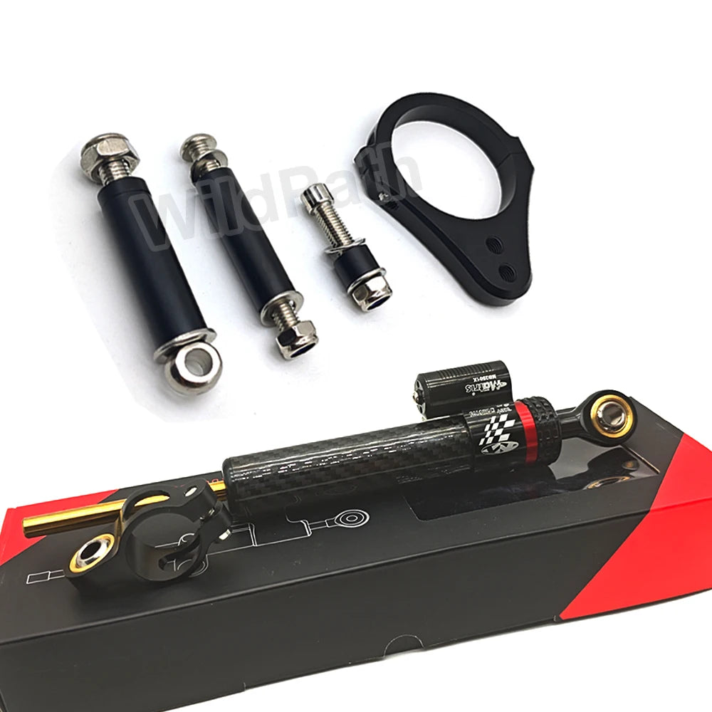 Steering Damper 255mm And bracket For Kukirin G2 Master / G2 Max / G3 Pro