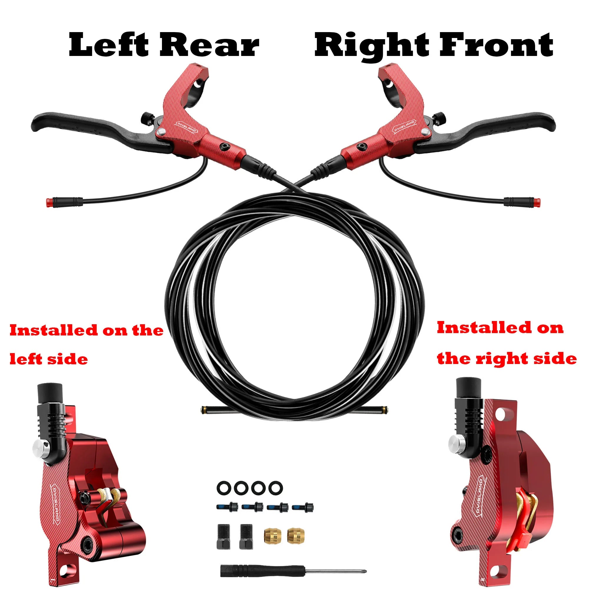 DYISLAND Hydraulic Disc Brakes