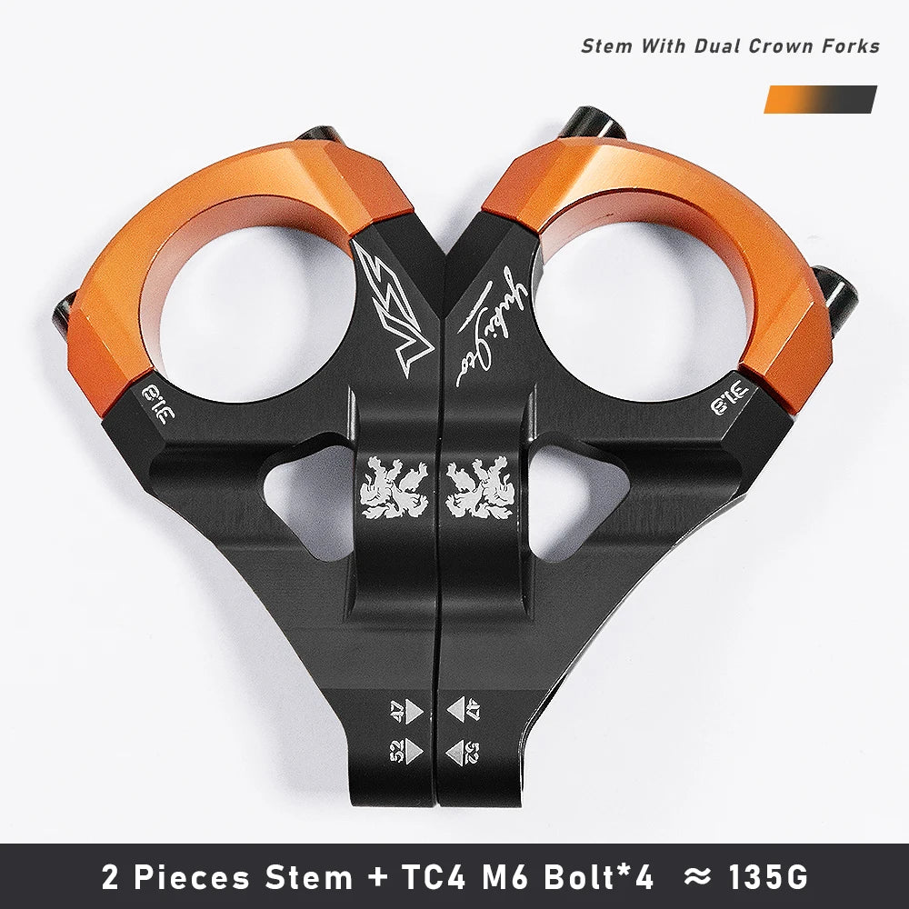 Dual-Clamp Stem
